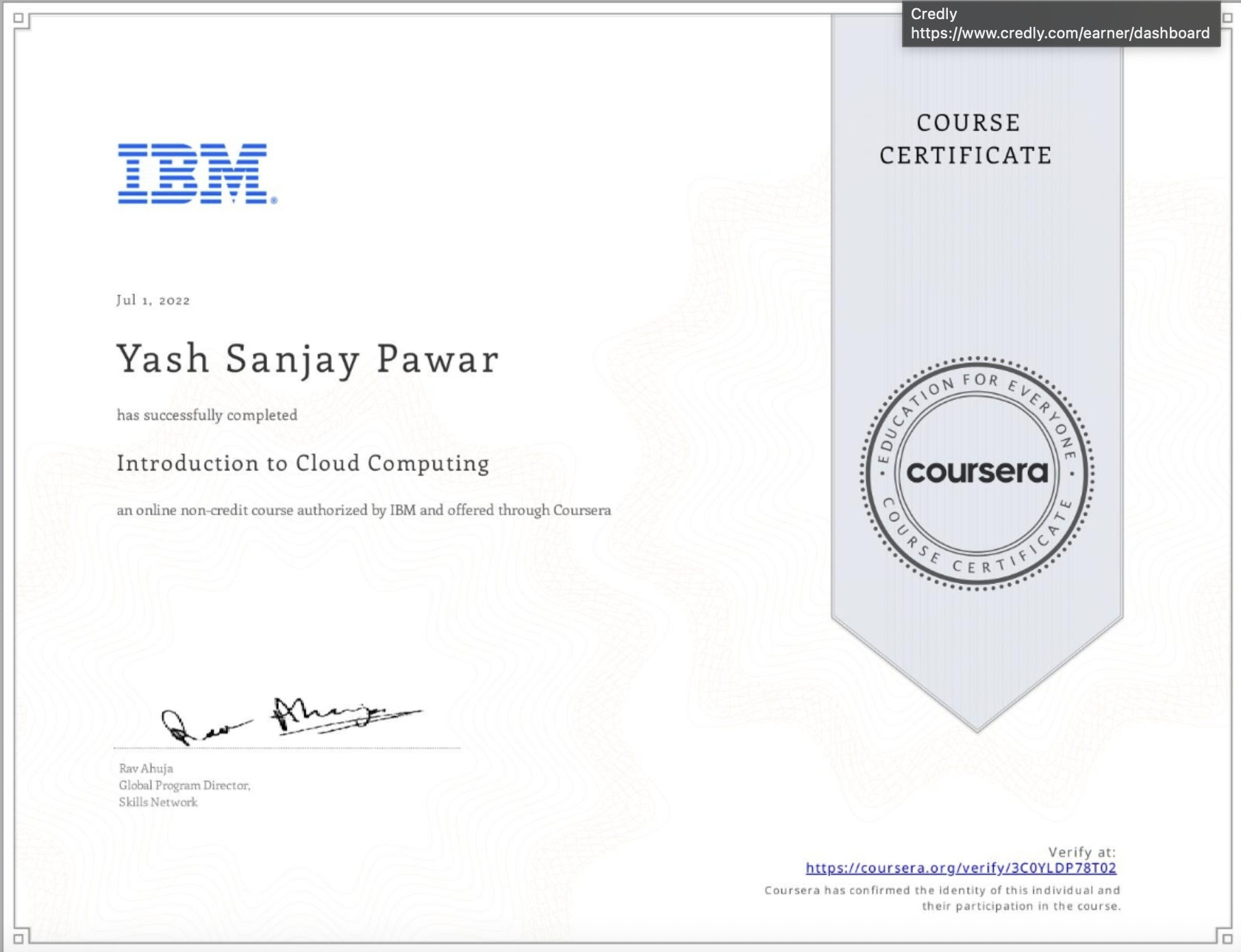 AWS Cloud Certificate